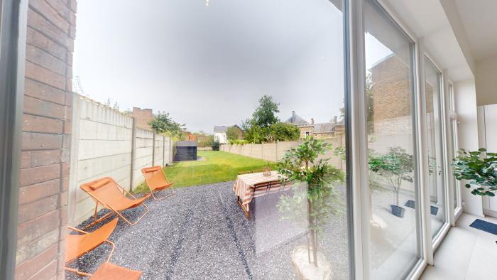 jardin avec terrasse commun