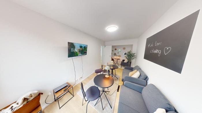 Salle de loisir et d'étude commune
