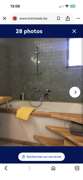 S de douche