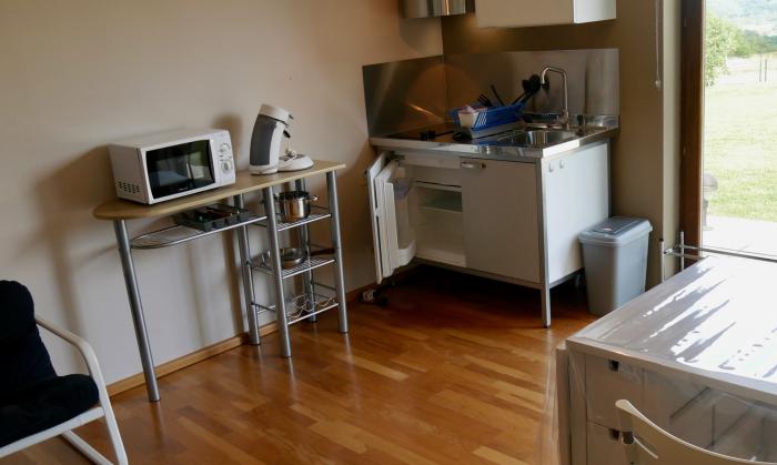 Pièce de vie: le coin kitchenette