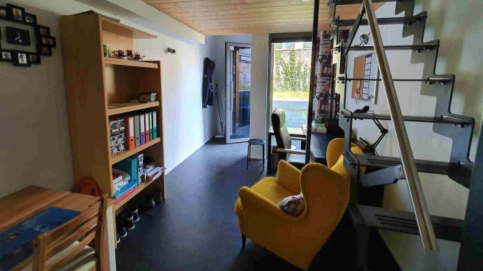 vue living vers jardin