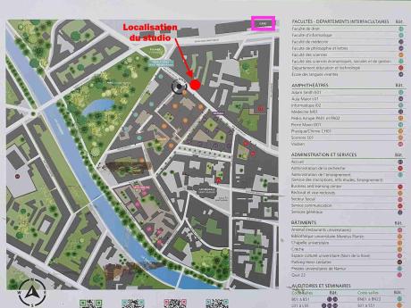 单人间 30 m² 在 Namur Centre - La Corbeille